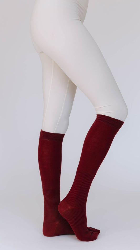 Cotton Knee-High Compression Socks